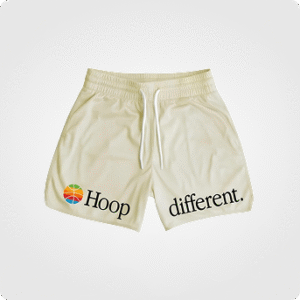 the hoop different™ classic mesh shorts – cream spectrum edition